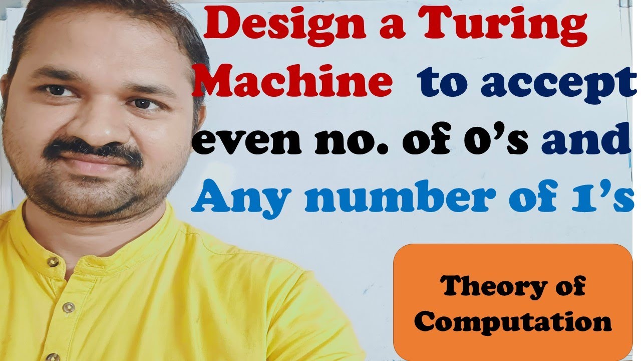 Designing a Turing Machine to Accept Even Number of 0's and Any Number of 1's