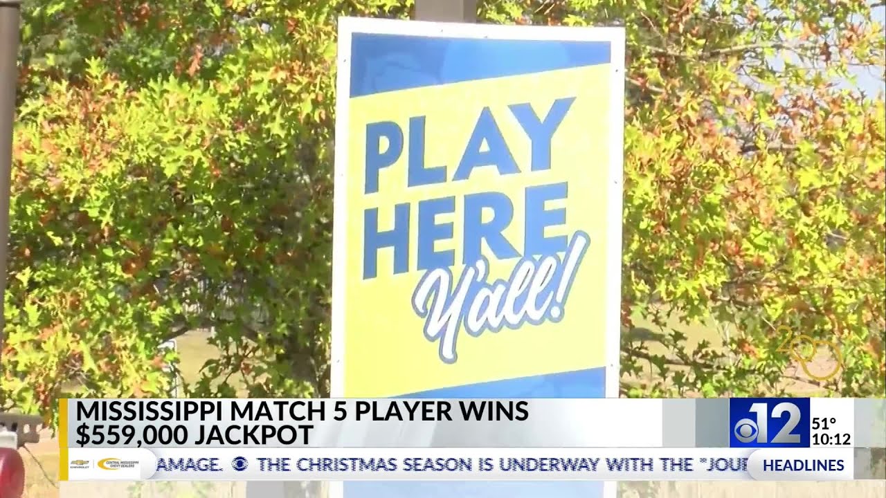 Mississippi Player Hits $559,000 Jackpot in Match 5 Lottery ๐