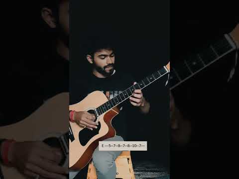 Kabhi Jo Badal - Single String Guitar Tabs #shorts #guitar #music