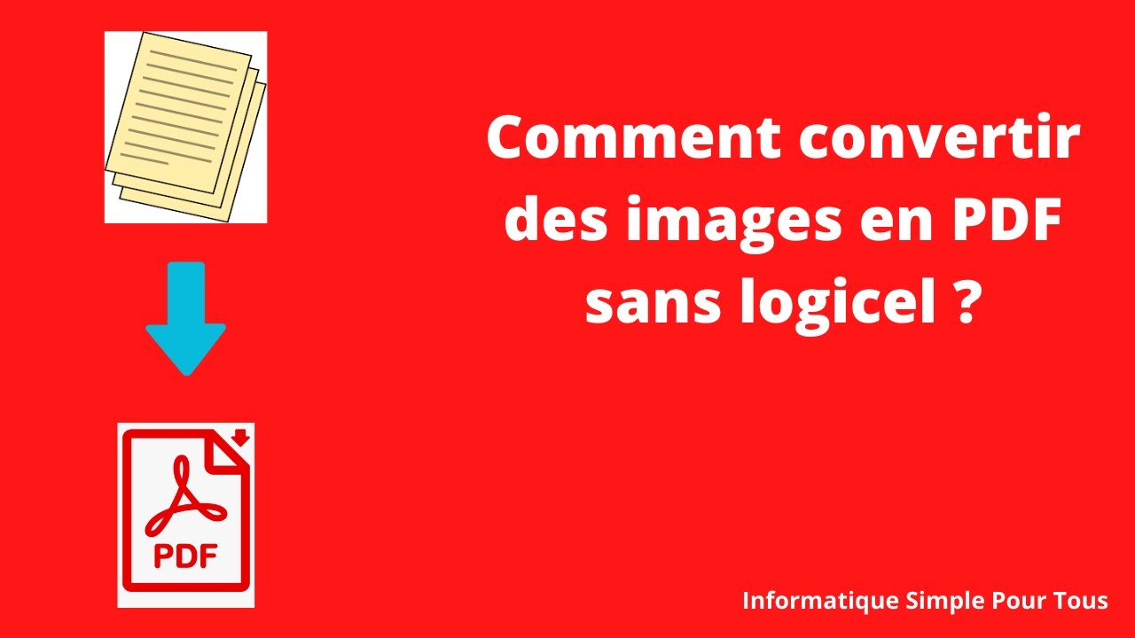 Conversion d'Images en PDF sans Logiciel