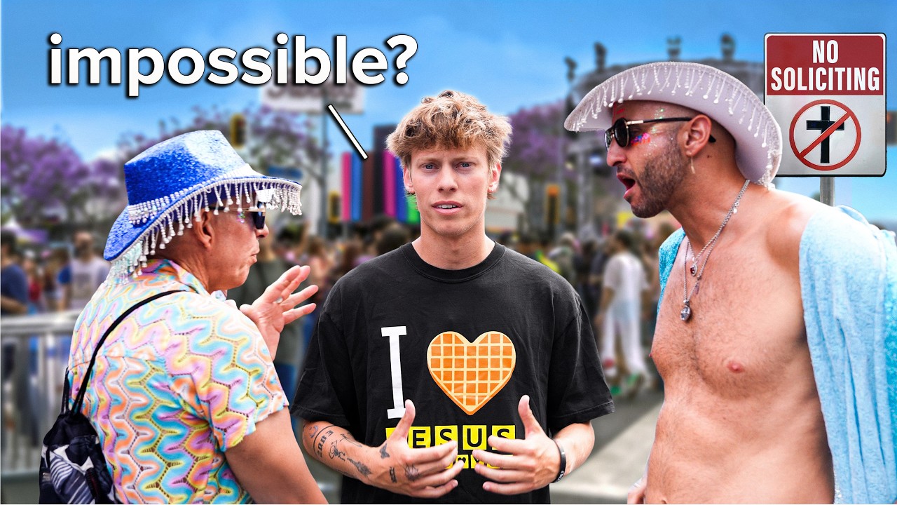 Preaching Gospel at LA Pride Parade โ๏ธ