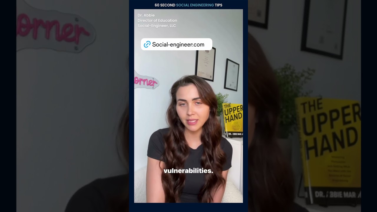 Keep Your Devices Safe: 60-Second Social Engineering Tip