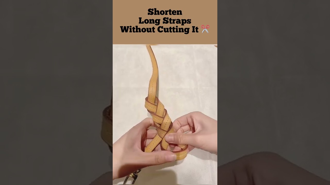 Easy Bag Strap Shortening Hack 🙌