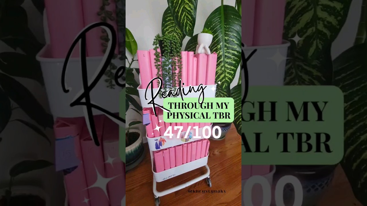 My Pink-Wrapped TBR Challenge: 47/100 Books & Counting 📚