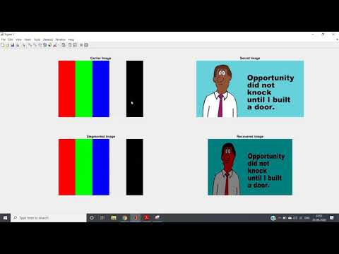 Secrets Hidden in Images (LSB based Steganography) | MATLAB