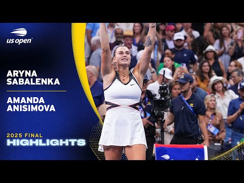 Aryna Sabalenka vs. Amanda Anisimova Highlights | 2025 US Open Final