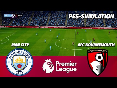 LIVE 🔴| Manchester City vs AFC Bournemouth - Premier League 2025/26 | PES 21 Simulation