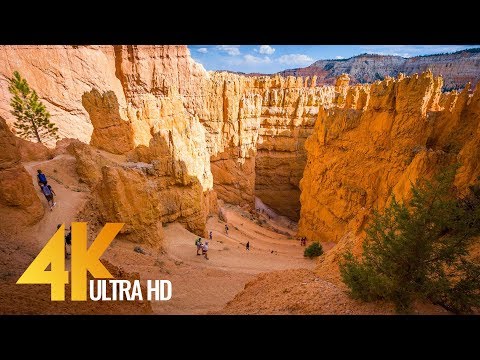 Bryce Canyon National Park - 2160p 4K Relaxation Video with Music - 2 HRS
