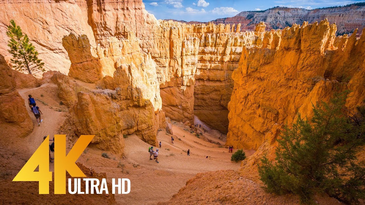 Bryce Canyon National Park - 2160p 4K Relaxation Video with Music - 2 Hours