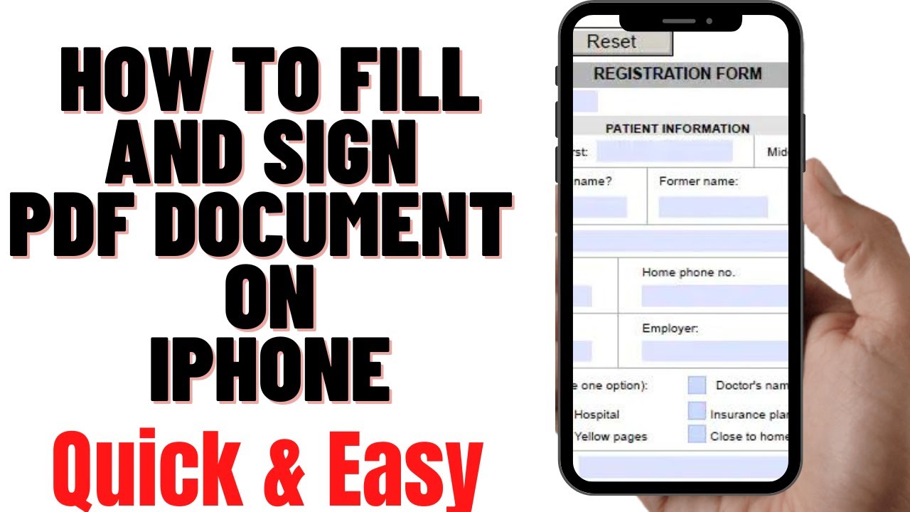 Easily Fill and Sign PDFs on Your iPhone in 2024 ✍️