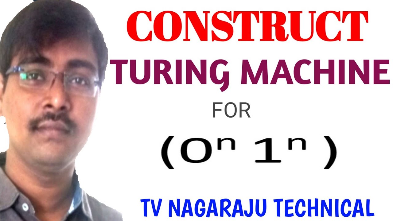 Constructing a Turing Machine for Language L = { 0^n 1^n } | Step-by-Step Guide