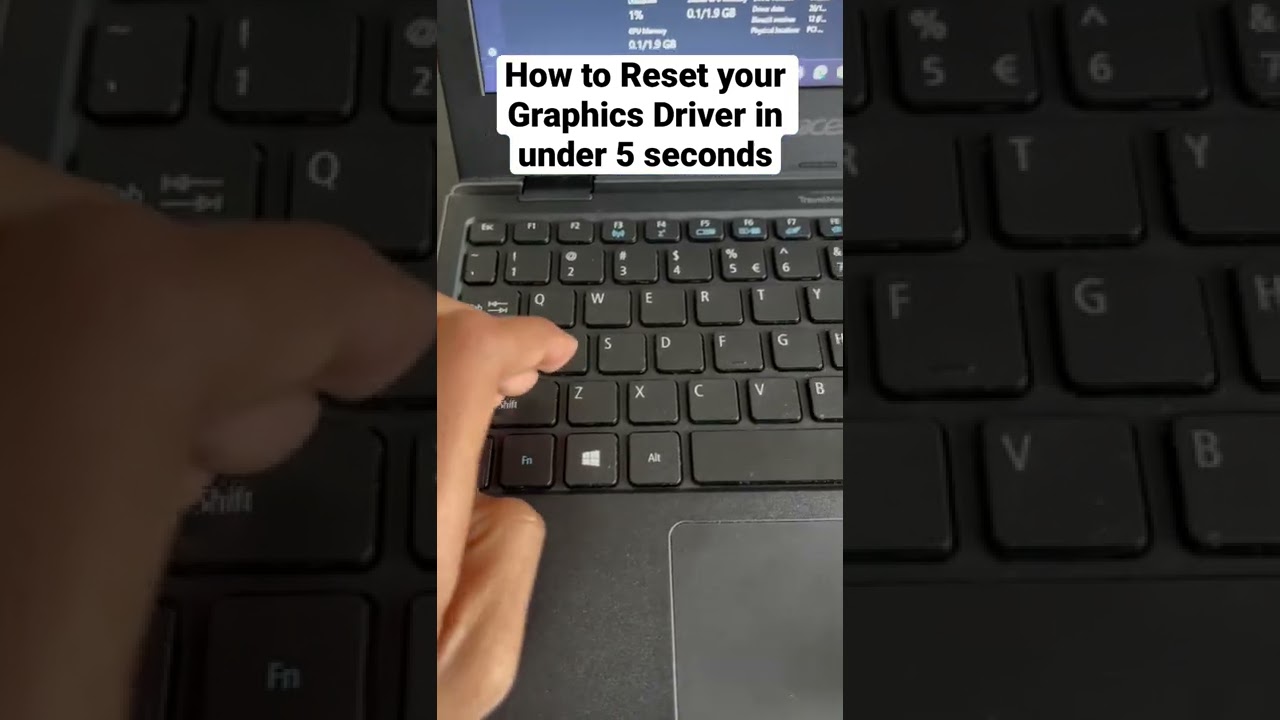 Quickly Reset Your Graphics Driver in 5 Seconds ⚡
