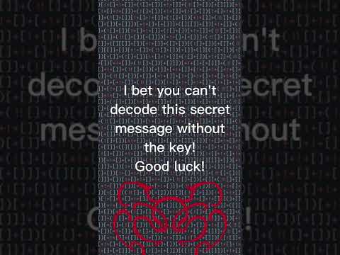 Secret code #14 #cryptanalysis #cryptography #secretcode #shorts