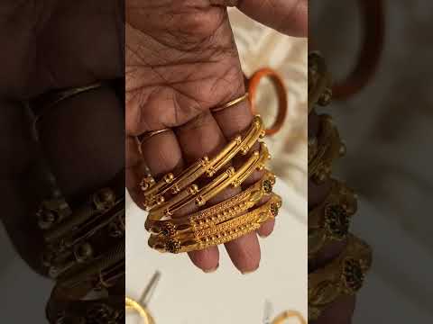 Grt Gold Bangles Collection ๐ช Part 2 ๐ฐ Full Video link in Comment #shortsfeed #shorts #grtshorts