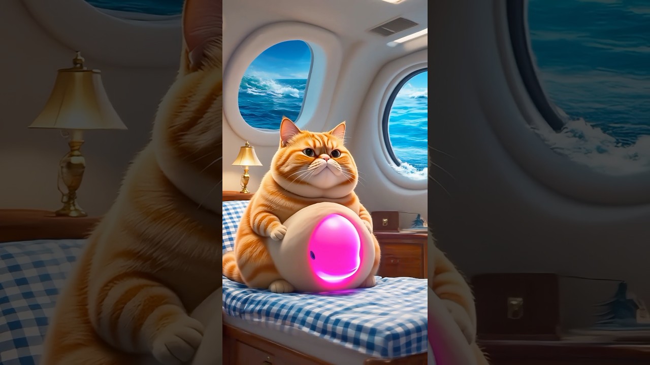 Pregnant Cat at Hospital with Nurse 🏥