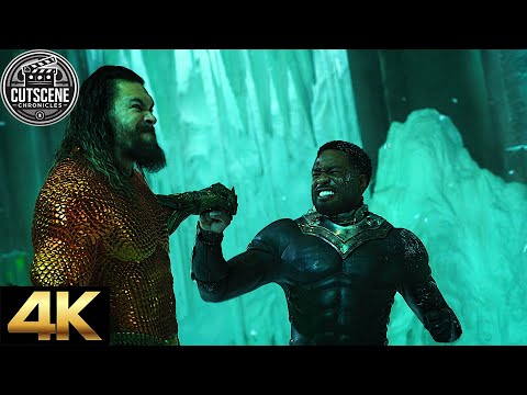 [4K UHD] Aquaman VS. Black Manta Ultimate Final Fight CUTSCENE | Aquaman and the Lost Kingdom (2023)