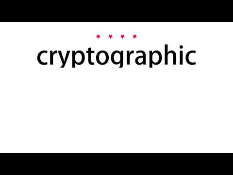 How to pronounce cryptographic - Vocab Today