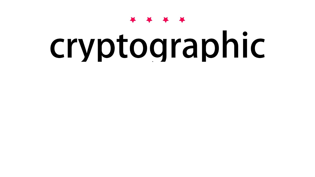 How to Pronounce 'Cryptographic' Correctly | Clear American Accent Guide 🔑