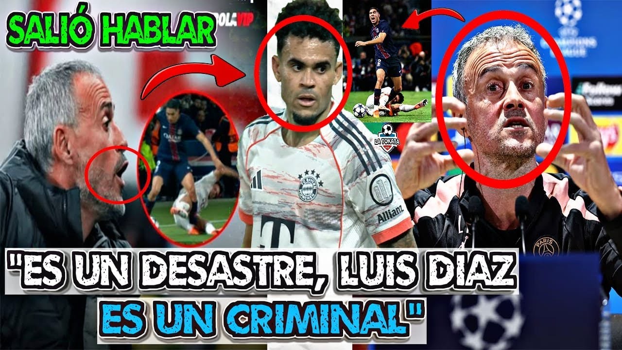 Luis Enrique Revela su Opinión Sobre la Expulsión de Luis Díaz y su Impacto en Hakimi ⚽