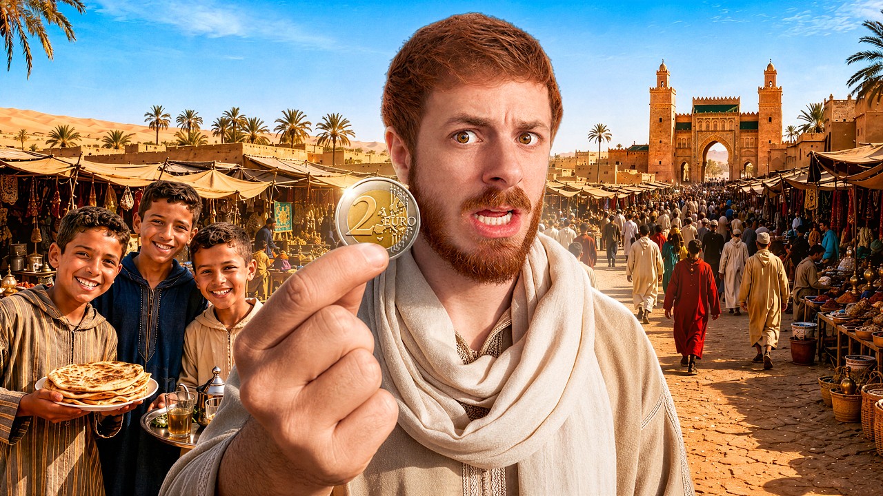 Survivre 24h avec 2€ au Maroc 🌍