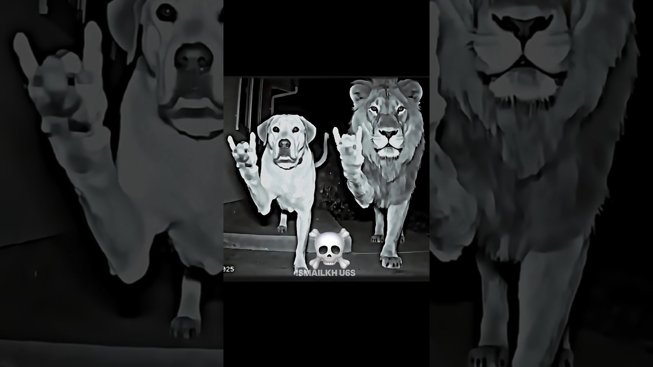 Epic Showdown: Lion vs. Dog in Mafia Style! 🦁🐶