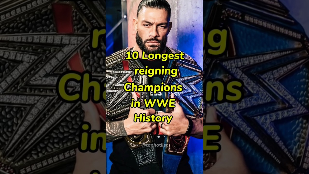 Top 10 Longest WWE Championship Reigns Ever! 🏆