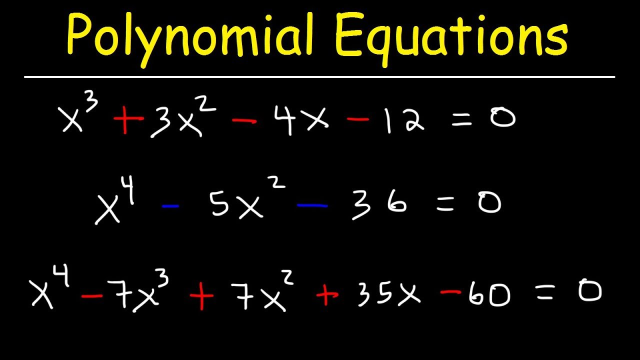 Solving Polynomial Equations Through Factoring and Synthetic Division