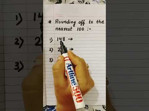 Rounding off to the nearest 100