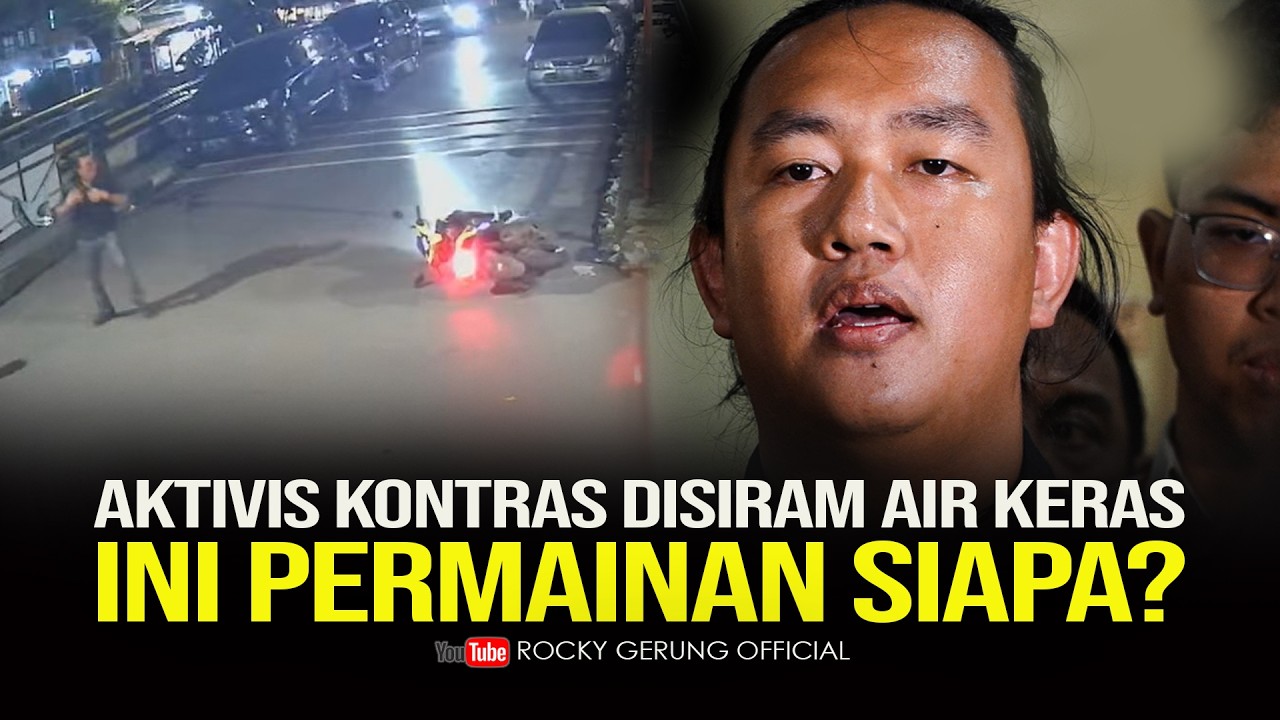 Aktivis Lawan Disiram Air Keras 💧