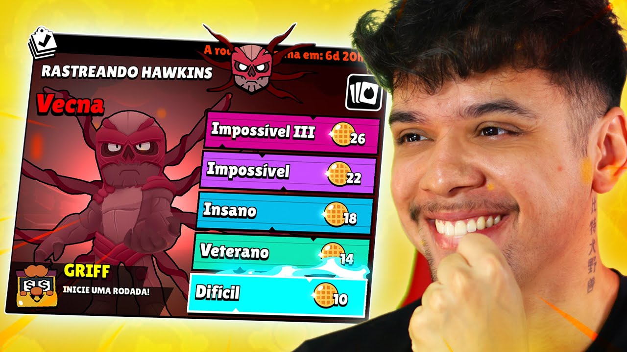 Descubra o Novo Desafio do Vecna em Brawl Stars 🔥 — Ele é Bizarro de Forte!