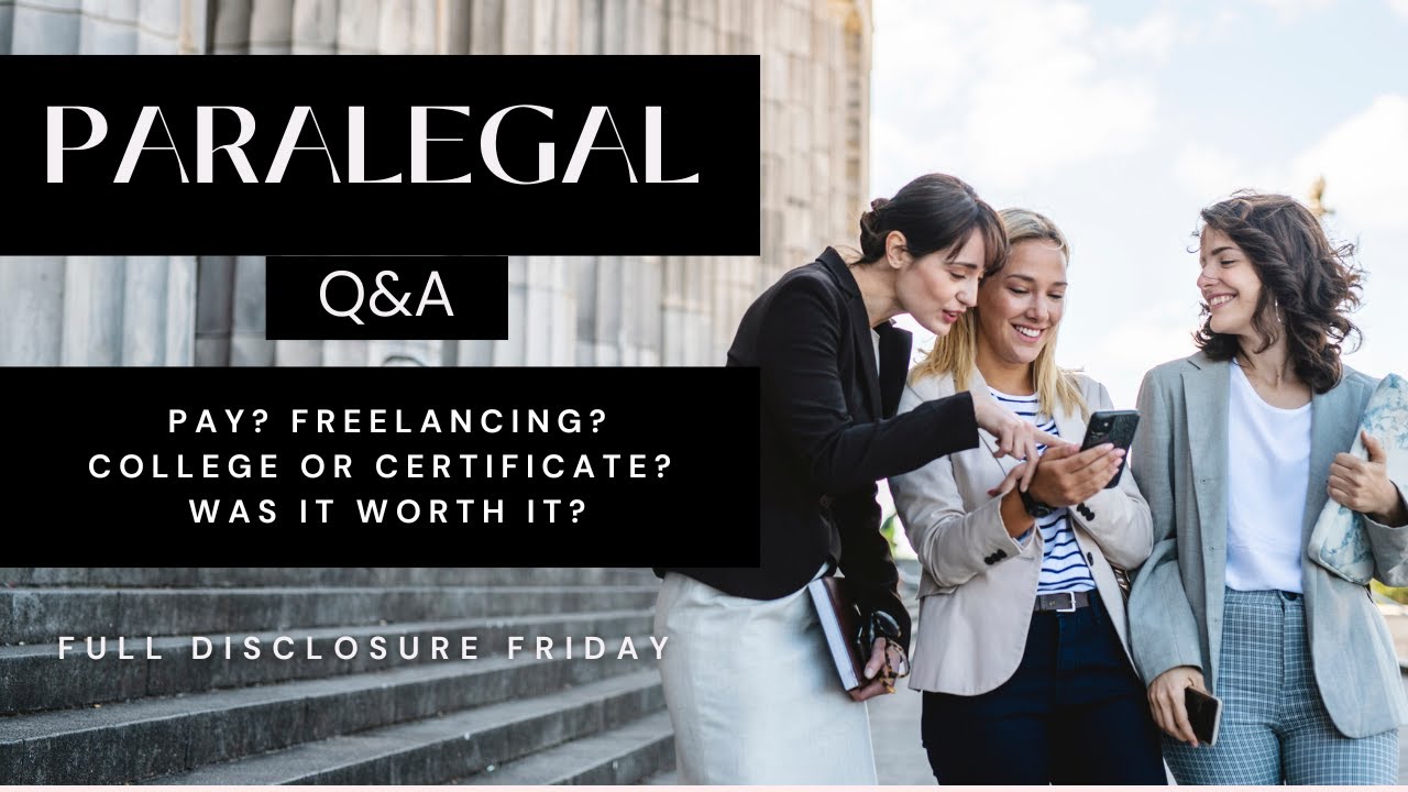 Paralegal Q&A: Pay, Freelancing & Education 💼