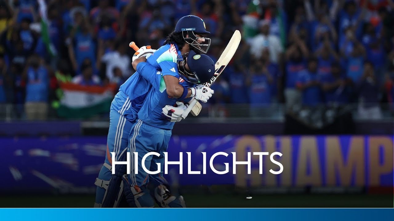 Champions Trophy 2025 Final: India vs New Zealand Highlights 🏆