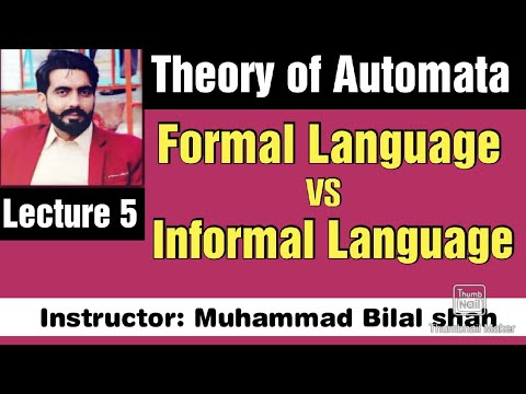Formal Language Vs Informal Language | Urdu Hindi | Theory of Automata Lecture 5 | Exam Preparation
