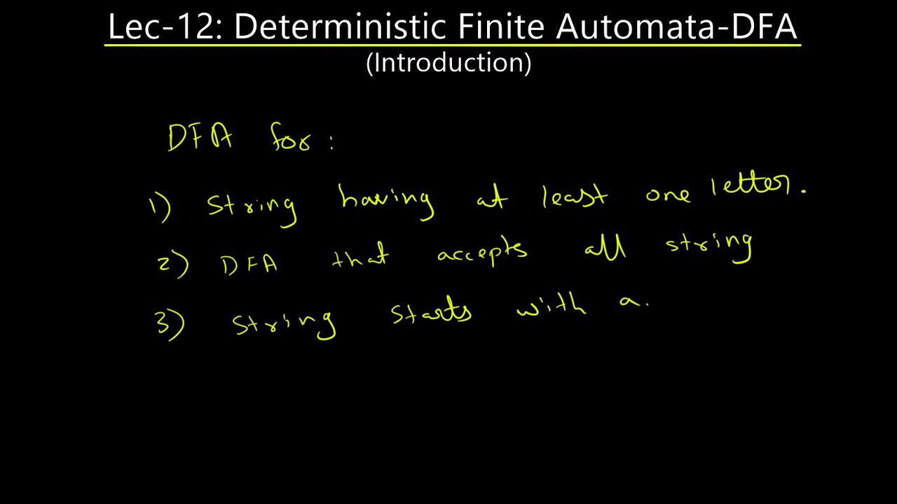 DFA in Theory of Automata Explained with Examples in Hindi/Urdu 🤖