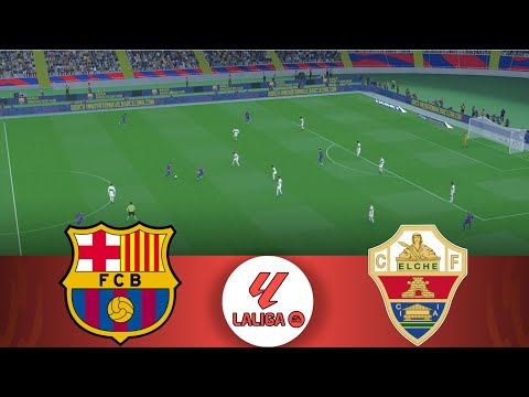 Barcelona vs Elche LIVE | La Liga 2025/26 Full Match | Watch Along & eFootball Match