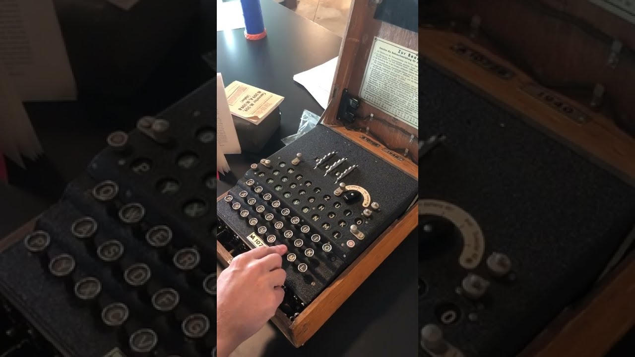 Enigma Machine Demo at Cyber Camp 🔐