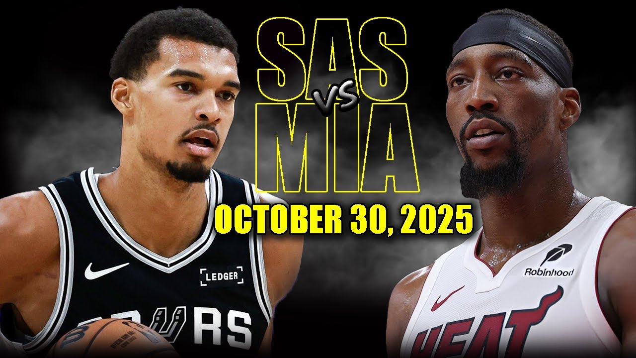 San Antonio Spurs vs Miami Heat Full Game Highlights | October 30, 2025 🏀