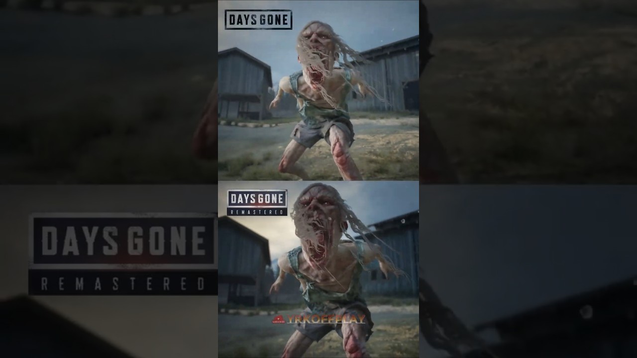 Days Gone Then and Now - Days Gone vs Days Gone Remastered
