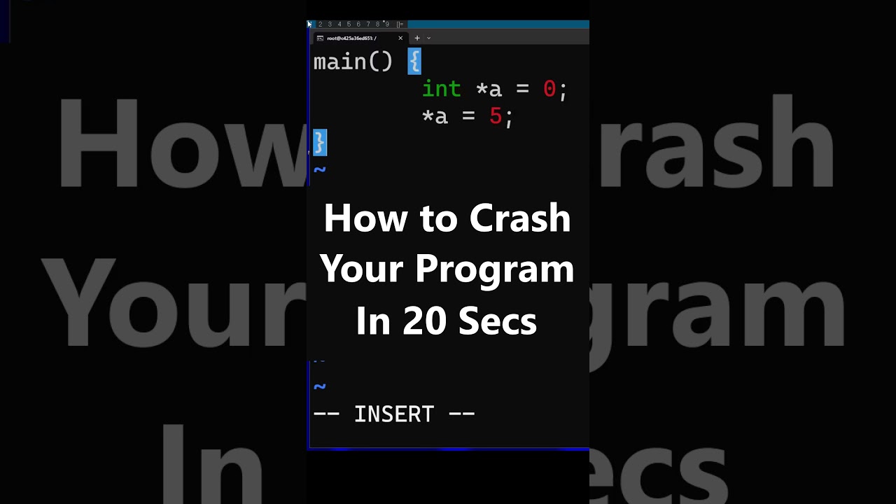 Quick Guide: Crash Your C Program in 20 Seconds on Linux 🚨