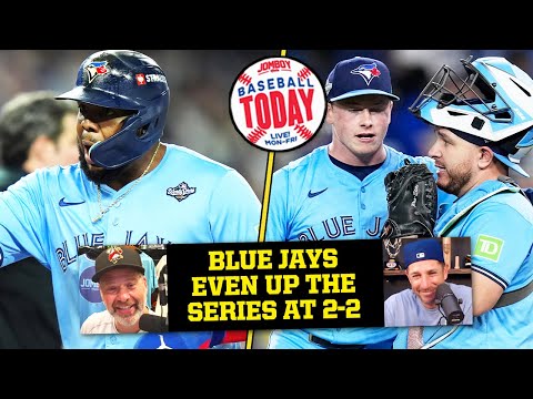 Blue Jays even up the World Series with game 4 win! | Baseball Today