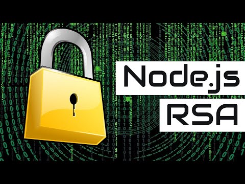 How To Implement RSA Encryption Algorithm Using Node.js and Generate Public/Private Key Pairs