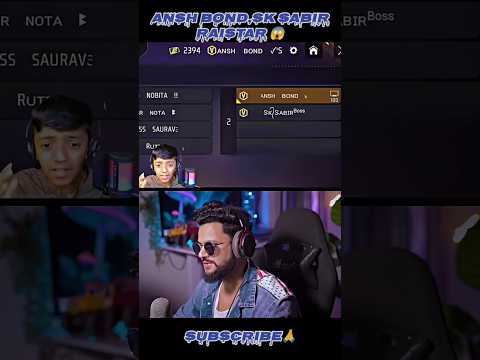 Raistar X Sk Sabir #freefire #shorts #shortsfeed #raistar