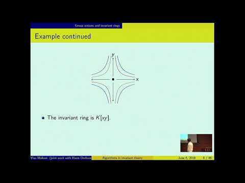 Algorithmic invariant theory - Visu Makam