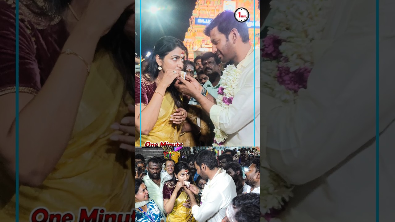 விஷால்-தன்ஷிகா நிச்சயதார்த்தம்! 💍❤️