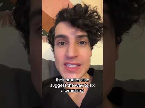 Dermatologist explains what causes facial asymmetry #asymmetrical #symmetric  #dermatologist