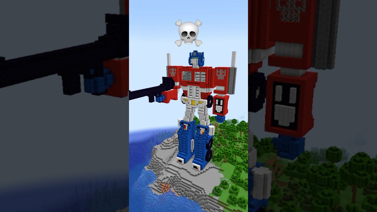 Minecraft Optimus Prime Build Battle: Noob to God 🚀