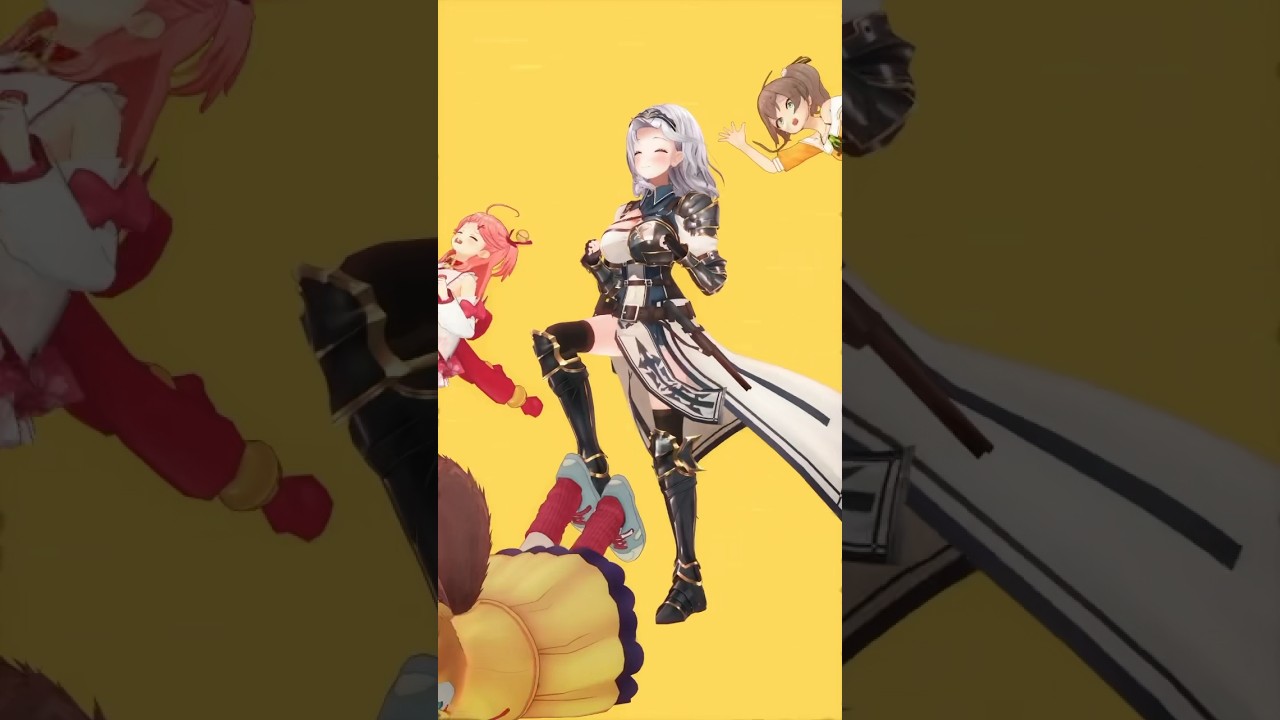 強風で吹き飛ばされるホロライブメンバー🌬️