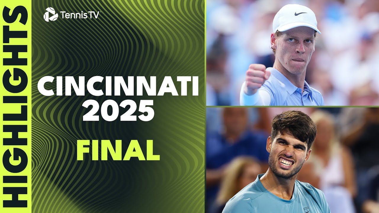 Cincinnati 2025 Final: Sinner vs. Alcaraz | Epic Title Clash Highlights 🎾