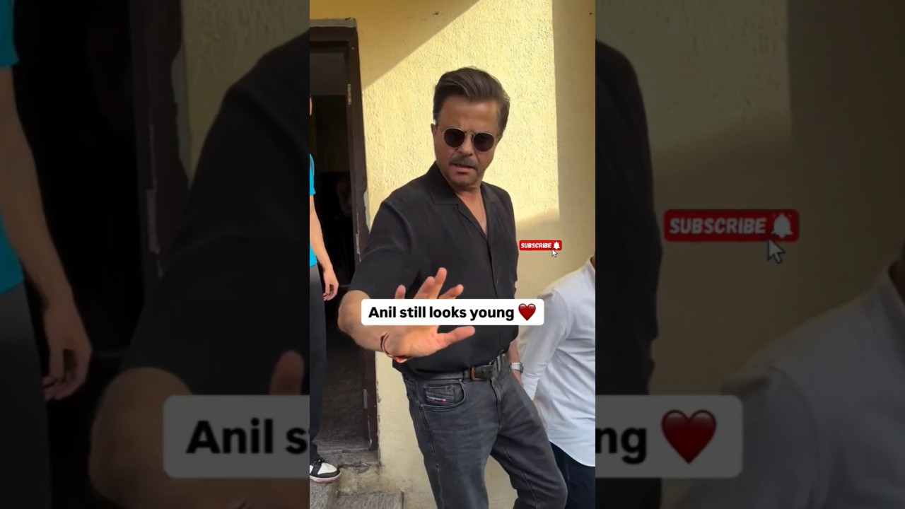 Anil Kapoor Looks Younger Than Son-in-Law 🎬