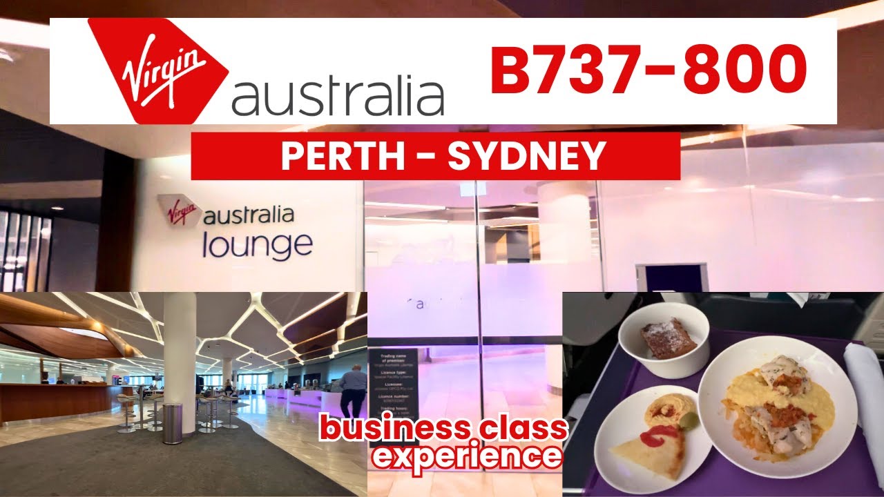Virgin Australia Business Class Perth to Sydney ✈️